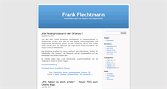 Desktop Screenshot of frank.flechtmann.net
