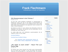 Tablet Screenshot of frank.flechtmann.net